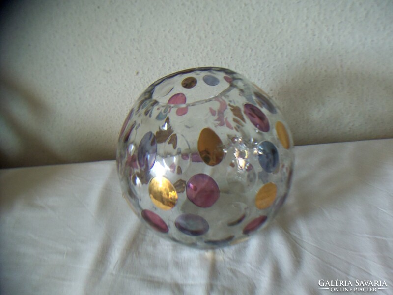 BOHEMIAN BORSKE SKLO NEMO GLASS GÖMB VÁZA