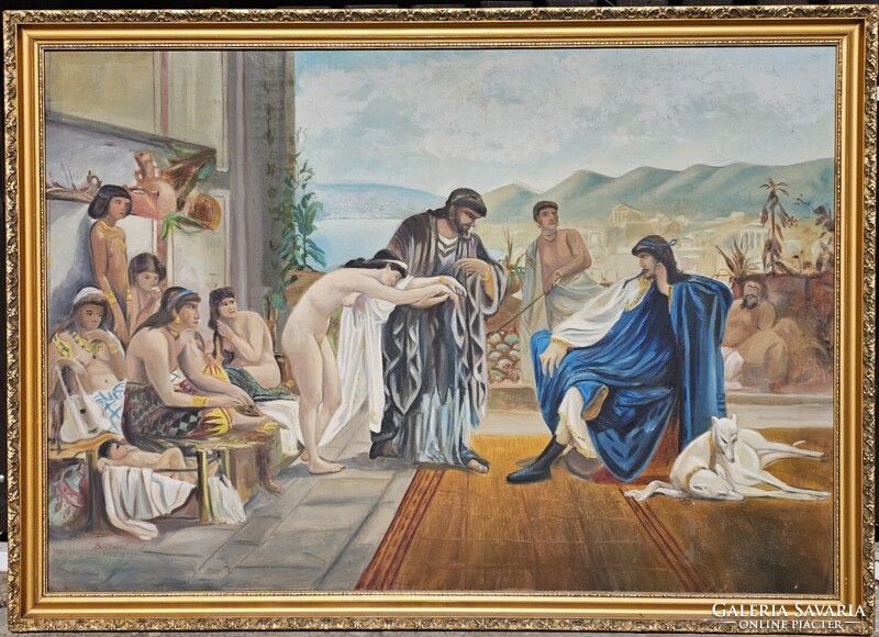Victor Julien Giraud (French, 1840-1871) után: Barcsai Ferenc 1950: Rabszolga piac