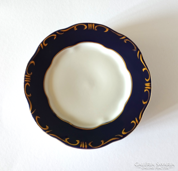 6 db Zsolnay Pompadúr III. süteményes,szendvicses porcelán tányér készlet