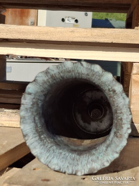 Antik réz töltényhüvely váza hadifogoly katonai 1941 militária