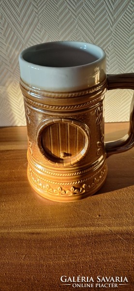 Ceramic beer mug