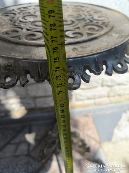 Antik öntöttvas viràgtartó Posztamens rokokó Barokk stílusú eredeti darab !