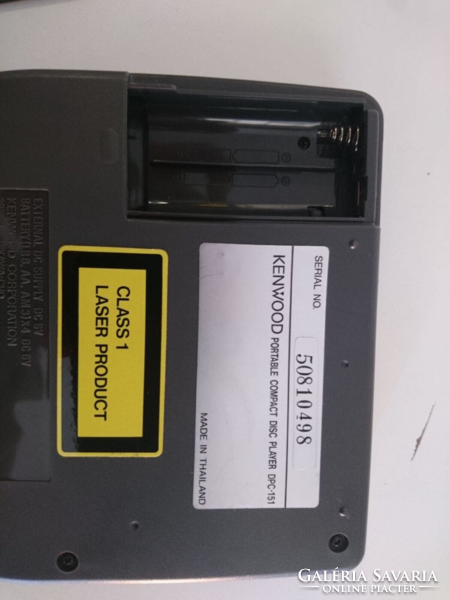 KENWOOD DPC151 Discman, hordozható CD-lejátszó - tökéletesen működik!