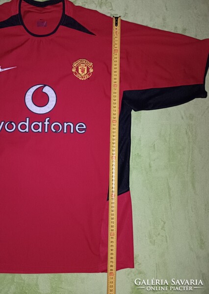 M-es vintage nike David Beckham Manchester United FC (2002/04) hazai mez