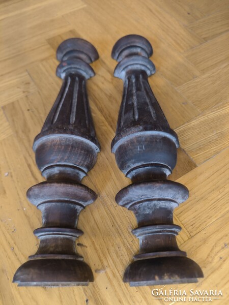 Antik 130 éves Ónémet Bécsi barokk rokokó faragàsok pàrban fali óra bútor oszlopok dekoráció célra