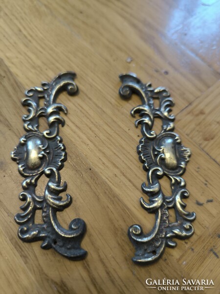 Antik bútor óra falióra asztali óra veretek rokokó bécsi barokk Ónémet 1880 körüli