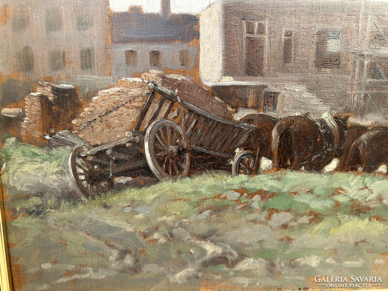 Heyer Artúr (1872-1931) Életkép