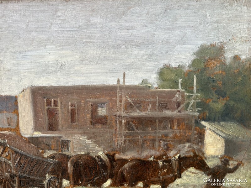 Heyer Artúr (1872-1931) Életkép