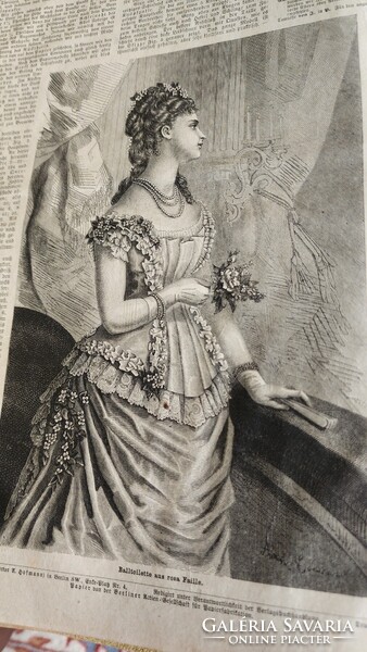 1876 NÉMET NŐ MAGAZIN 196 OLDAL EGYBEKÖTVE KÉZIMUNKA DIVAT RENGETEG ÉRTÉKES ACÉLMETSZET IRODALOM