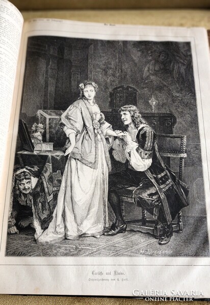 1876 NÉMET NŐ MAGAZIN 196 OLDAL EGYBEKÖTVE KÉZIMUNKA DIVAT RENGETEG ÉRTÉKES ACÉLMETSZET IRODALOM