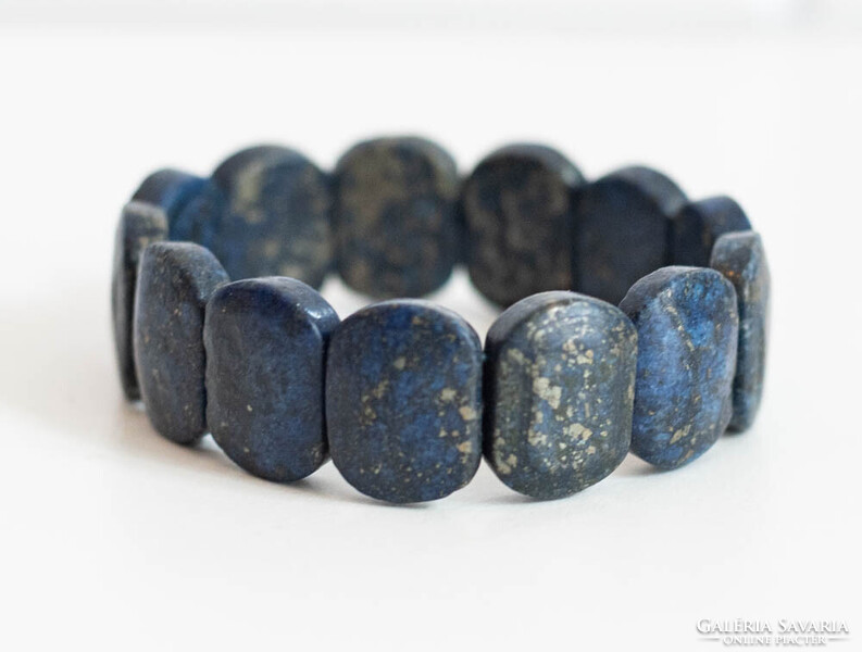 Lapis lazuli féldrágakő karkötő - ásvány ékszer, karlánc
