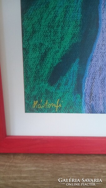 Mártonfi Benke Márta: Esti séta (Evening Walk, 2005) reprodukció