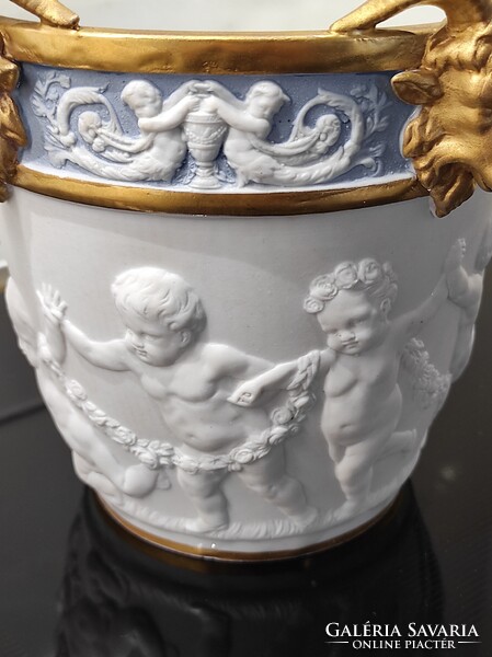 Sevres porcelán kaspó