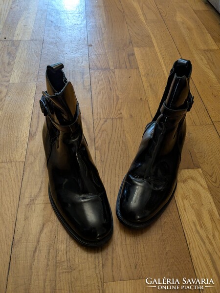 Kurt Geiger brit premium márkás női 37-38-as fekete bokacsizma, bokacipő