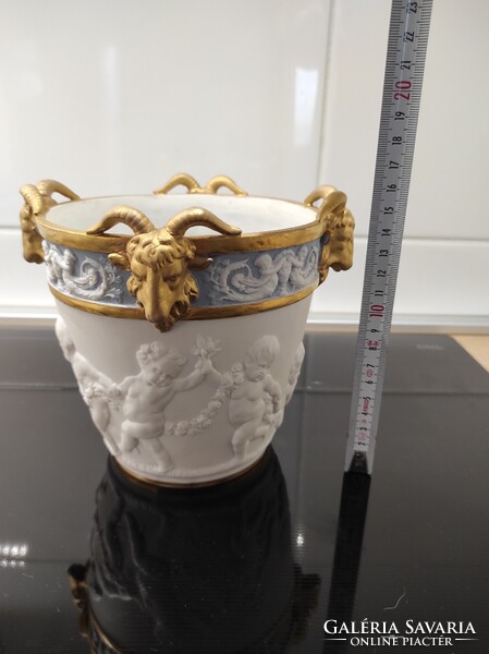 Sevres porcelán kaspó