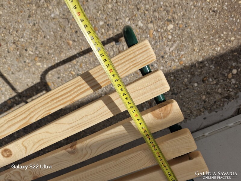 Retro kis pad régi kerti pad csővázas strand pad vas pad