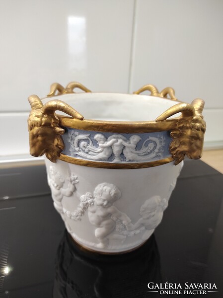 Sevres porcelán kaspó