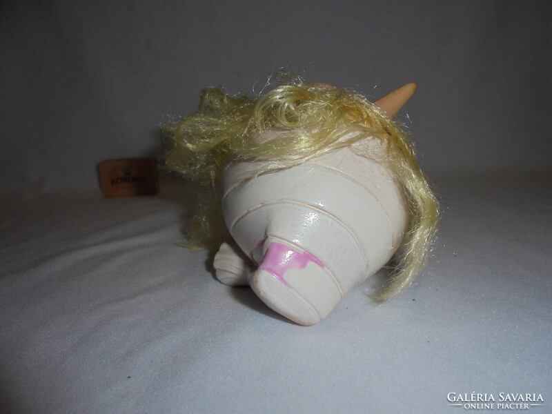 Retro Pinokkió gumi játék baba, figura 25 cm - az orosz Aranykulcsocska meséből