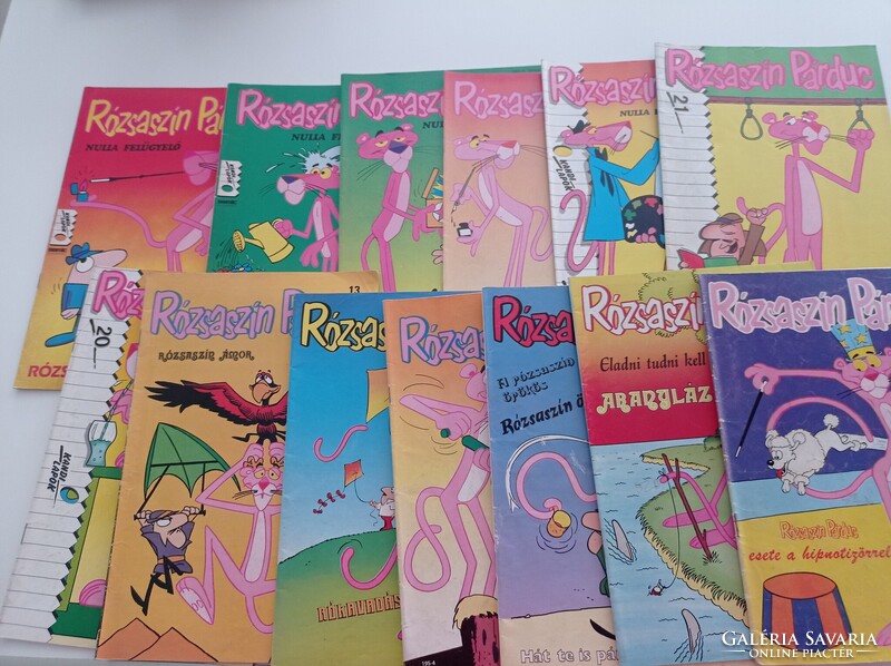 17db Rózsaszín Párduc képregény