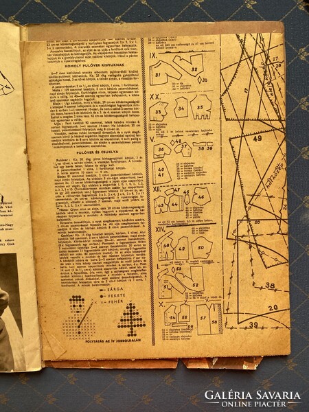 ÉVA A Nők Lapja Divatmagazinja. I. évfolyam 2. szám 1957.szeptember szabásminta melléklettel.