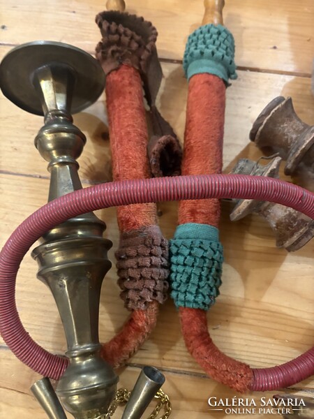 Antik réz shisha vízipipa gyönyörű réz munka