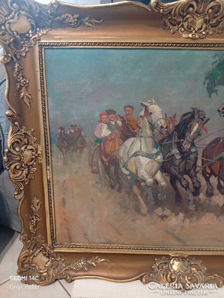 Vágtázó lovak Viski János (1891-1987)