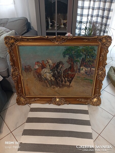 Vágtázó lovak Viski János (1891-1987)