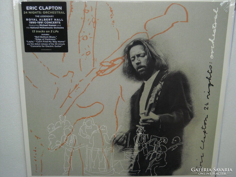 ERIC CLAPTON 24 NIGHTS: ORCHESTRAL Vinyl LP ÚJ gyári bontatlan -TRIPLA-