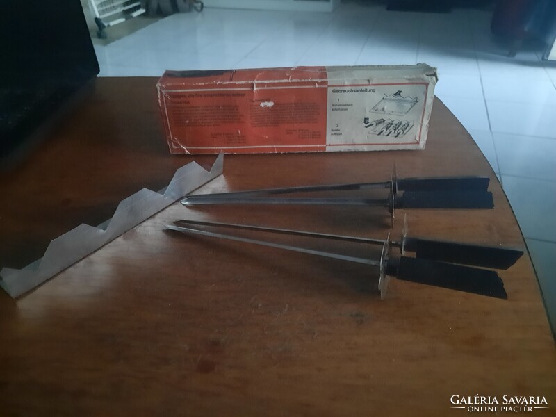 Retro eredeti AKA minigrill,szendvicssütő+saslik készlet