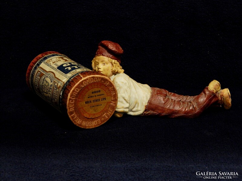 Edison Bell fonográf henger dobozában a XX. szd. legelejéről