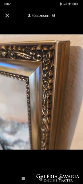 Ioan Grosos olajfestmény - Téli táj