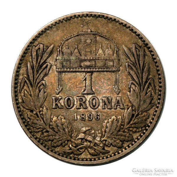 Ferenc József 1 Korona 1896 K-B