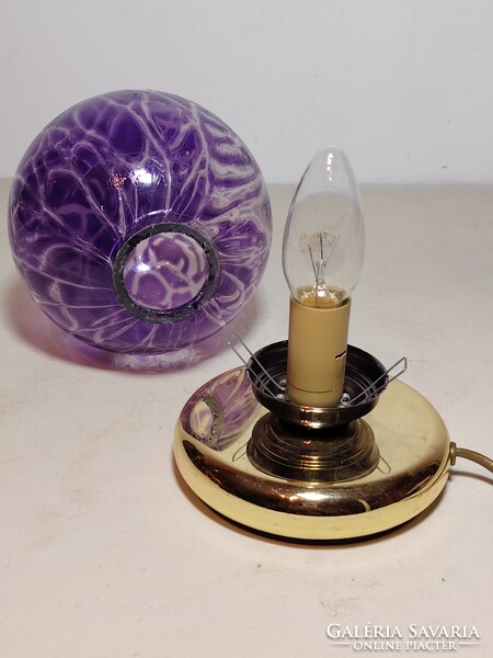 Kolarz asztali lámpa különleges búrával ALKUDHATÓ