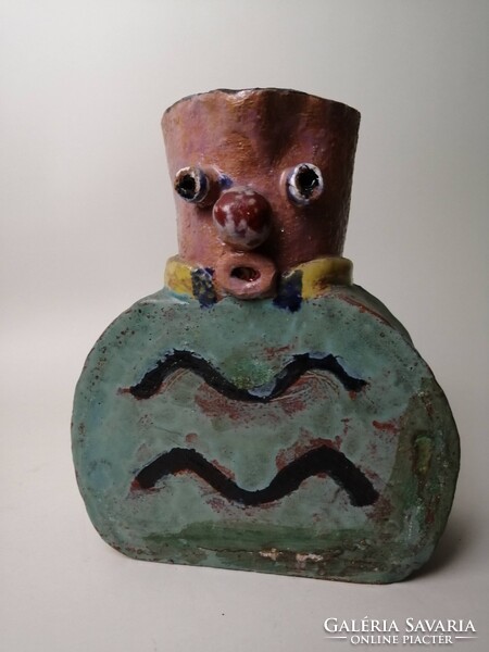 FIGURÁLIS KERÁMIA VÁZA A 70-ES ÉVEKBŐL