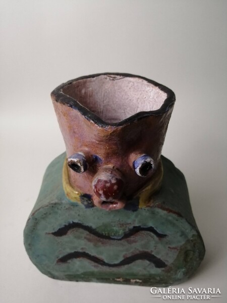 FIGURÁLIS KERÁMIA VÁZA A 70-ES ÉVEKBŐL