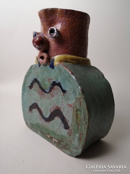 FIGURÁLIS KERÁMIA VÁZA A 70-ES ÉVEKBŐL