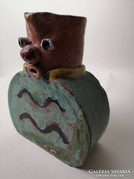 FIGURÁLIS KERÁMIA VÁZA A 70-ES ÉVEKBŐL