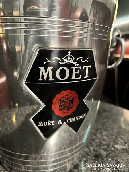 Vintage 1980-as évekbeli Moët & Chandon pezsgőhűtő jégveder