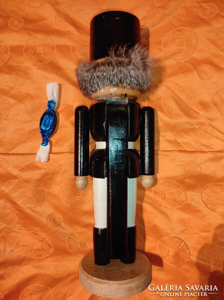 Karácsonyi dísz - Hatalmas "Diótörő mese figura" 5. (fa) 40 cm magas