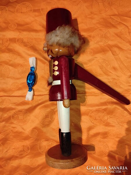 Karácsonyi dísz - Hatalmas "Diótörő mese figura" 4. (fa) 40 cm magas