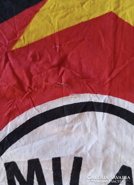 Vintage ac milan (late 80's early 90's) flag (76*82 cm)