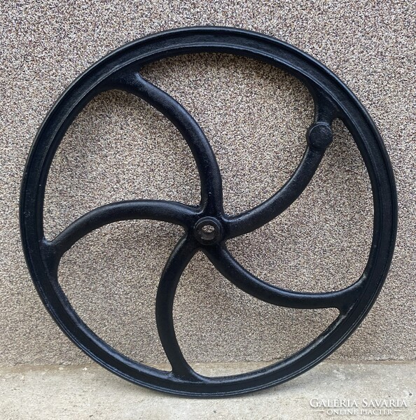 Öntöttvas kútkerék, daráló kerék (65 cm és 14 kg)