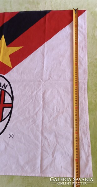 Vintage ac milan (late 80's early 90's) flag (76*82 cm)