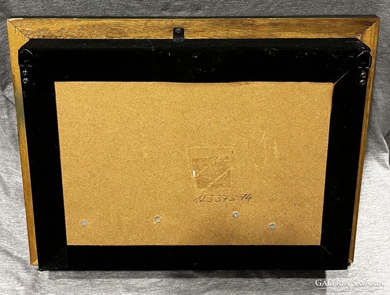 Vintage 3 dimenziós falikép- falidísz !