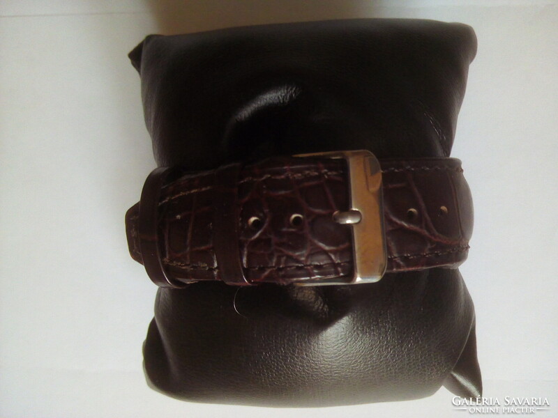 Maurice Lacroix watch with leather strap