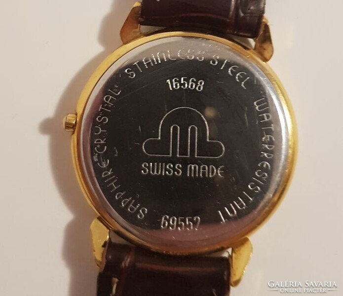 Maurice Lacroix watch with leather strap