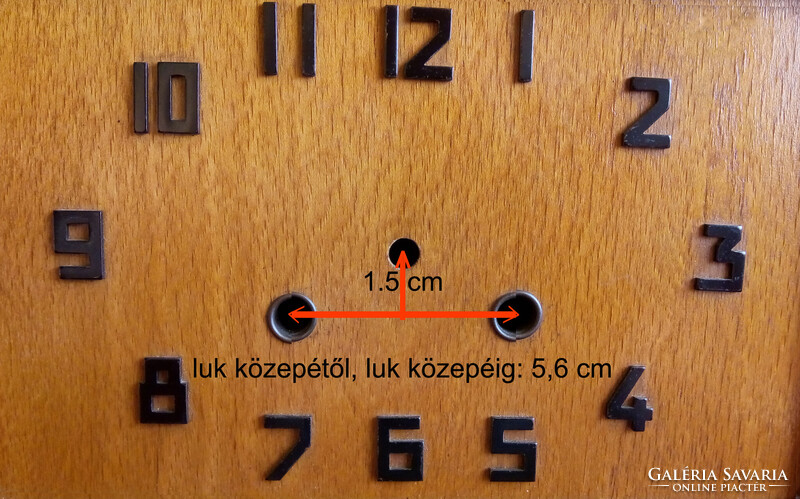 ART DECO MEGJELENÉSŰ ASZTALI KANDALLÓ ÓRA TOK