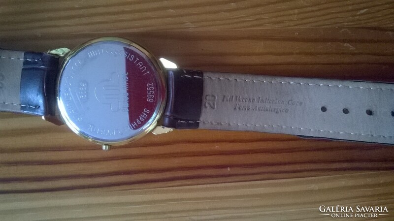 Maurice Lacroix watch with leather strap