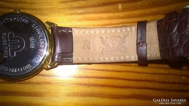 Maurice Lacroix watch with leather strap