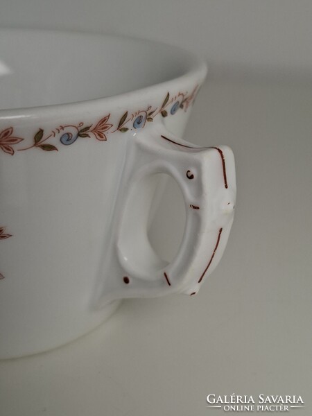 Antik vastagfalú porcelán csésze bögre koma bögre koma csésze